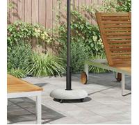 ""En solde"" Pied de parasol - BURKE - base de parasol moderne - Gris clair Ø 45x40 cm Béton J6079