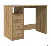 ""En solde"" Table Informatique Adulte/enfant - CLOUD - Bureau à Domicile - chêne artisanal 102x76x50 cm bois d'ingénierie B573