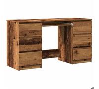 ""En solde"" Table Informatique Adulte/enfant - CLOUD - Bureau à Domicile - vieux bois 140x50x77 cm bois d'ingénierie B578