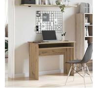 En soldes - Bureau debout - Brun Bureau d'étude - Charge 50kg - chêne artisanal 90x50x74cm bois d'ingénierie_5422