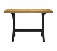 En soldes - Bureau debout - Brun Bureau d'étude - Charge 50kg - NOAIN pieds en forme dex120x50x75cm bois massif pin_8069
