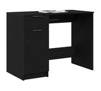 En soldes - Bureau debout - Noir Bureau d'étude - Charge 50kg - avec porte Chêne noir 100x50x75cm Bois d'ingénierie_8028