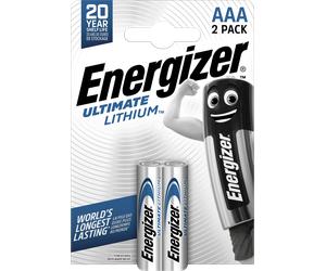 EN UL 2XAAA - Pile lithium Energizer, 2 x LR3, 1,5 V