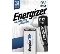 Energizer Pile Ultimate Lithium – 9V (6LR61) – 1 pièce