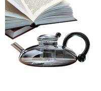 En verre, infuseur à thé en verre, pot d'eau en verre résistant | Infuseur à thé multifonction à feuilles mobiles, pratique pour le thé, l'eau et le café