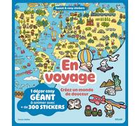 En voyage - 1 décor cosy géant à animer avec + de 300 stickers - Créez un monde de douceur - Cocon Zakka - Solar - broché - Livre-jeu