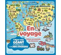 En voyage ! - Poster stickers sweet & cosy - un poster grand format à sticker - activité créative - Cocon Zakka