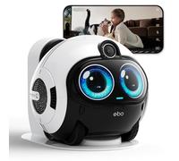 Enabot EBO Max AI Robot Caméra 4K: GPT-5 avec Programmation | IA embarquée, Soin à distance, Mobilité maison, Caméra 4K, Vidéo bidirectionnelle, Recharge auto, Cadeau à distance
