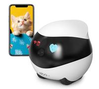 Enabot EBO SE FamilyBot - Robot Caméra Animaux 1080P, Caméra Mobile Intérieure, Recharge Automatique, Vision Nocturne, Audio Bidirectionnel, Stockage Local - Chats et Chiens