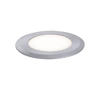 Paulmann 94366 luminaire d'extérieur LED encastré sol IP67 carré incl. 1x2W Acier inoxydable brossé lampe extérieur Acier inoxydable, plastique 3000K