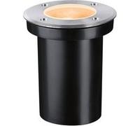 Encastré de sol LED Lumière dorée favorable aux insectes IP65 cylindrique 110mm 2200K 4,3W 320lm 230V 38° Acier inoxydable brossé Acier inoxydable#Matière plastique Acier inoxydable brossé G