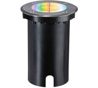 Encastré de sol LED Smart Home Zigbee 3.0 Floor IP67 rond 110mm RGBW+ 4,9W 300lm 230V 120° Acier brossé Aluminium Acier brossé G
