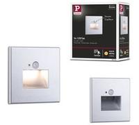 Encastré mural LED Edge Quadro carré 80x80mm 1,2W 25lm 230V 2700K Chrome mat Chrome mat G