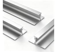 Encastrée Zinc Alliage 300mm Cuisine Encastrée Zinc Alliage | Alliage de zinc pour robuste, finition grise , pour idéal cuisine et armoire, montage supérieur simple(Edge-sealing（4p）)