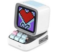 Enceinte bluetooth Divoom Ditoo Plus rétro Pixel Art alarme-réveil panneau d'affichage LED blanc Blanc G