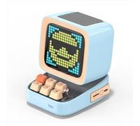 Enceinte bluetooth Divoom Ditoo Plus rétro Pixel Art alarme-réveil panneau d'affichage LED bleu Bleu G