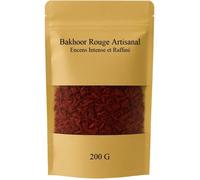 Encens Bakhoor Rouge 50g - Mélange Oriental de Luxe - Oud, Musc, Rose, Benjoin & Vanille