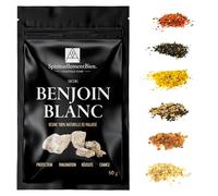 Encens Benjoin Dragonfly résine 100% Naturel et Authentique en Grain 50gr pour Fumigation Brule Parfum ou Encensoir Protection - Imagination - réussite - Chance - Alternative Encens Baton-Cone