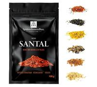 Encens Bois de Santal 100% Naturel et Authentique 100 GR pour Fumigation Brule Parfum ou Encensoir Nettoyage énergétique - réconciliation - Réussite - Alternative Encens Baton-Cone
