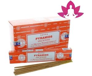 Encens d'ambiance - HARD-N-DISCOUNT - Pyramids Satya Sai Baba - 4x15g - 48 bâtons - Intérieur méditation
