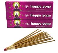 Encens Green Tree - Happy Yoga - lot de 3 boites