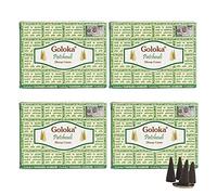 Encens Indien Goloka Patchouli - Lot de 4 boîtes de 10 cônes