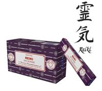 Encens indien - HARD-N-DISCOUNT - Reiki Satya Sai Baba - 8 x 15 g - 96 bâtons - Intérieur