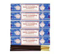 Encens Nag Champa. Lot de 5x15g Satya Sai Baba