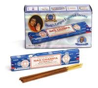 Satya Nag Champa Agarbatti - Bâtons d'encens en Bois, 22 x 13 x 8 cm, Multicolore