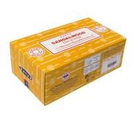 Encens Nag Champa Satya - Sandalwood - 15 grs - Lot de 12 unique Multicolore