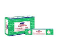 Encens Nag Champa Satya - Traditional Ayurveda - 15 G - Lot De 12 Boites