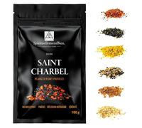 Encens Saint Charbel résine Sacré & Authentique en Grain 100 GR pour Fumigation Brule Parfum ou Encensoir Recueillement - Prière - Réflexion intérieure - Sérénité - Alternative Encens Baton-Cone
