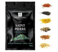 Encens Saint Pierre résine Sacré & Authentique en Grain 100 GR pour Fumigation Brule Parfum ou Encensoir Discernement - Révélation des Vérités Cachées Magnétisme - Alternative Encens Baton-Cone