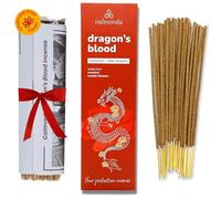Encens Sang de Dragon Peru - (80 Encens Baton) Naturel sans Charbon encens, fabriqués à partir de Fleurs recy s | Encens de Protection à l'odeur Douce, épicée et ambrée