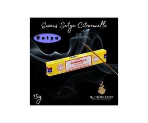 Encens - SATYA - Citronnella - Jaune - Naturel - Anti-moustiques