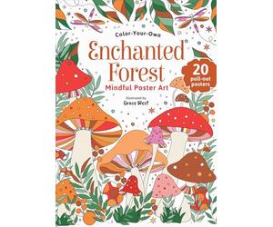 Enchanted Forest: Color-your-own Mindful Poster Art