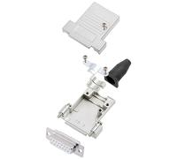 encitech DTSL15-SJSRG-T-DMS-W-K 6355-8087-32 Kit embase SUB-D femelle 180 ° Nombre de pôles: 15 fût à souder 1 pc(s)