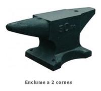 Enclume 2 cornes en fonte acier 5 Kg Longueur 24 cm