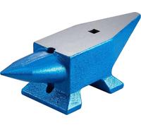 Enclume de forgeron en acier de 22 lb (10 kg) à cornes rondes solides traitées thermiquement pour le travail des métaux