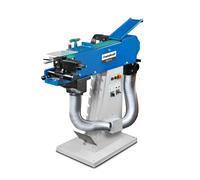 Encocheuse ponceuse à bande combi 3-EN-1 bande abrasive 100x2000 mm 2,5/3,3 kW 400V aspiration intégrée Metallkraft KRBS101 AS