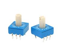 Encodeur rotatif 0-F de haute qualité, interrupteur en plastique avec poignée 16 bits 8421C, Code positif 3:3, 1 pièce one size