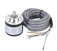Encodeur Rotatif 1000P/R, 300P/R to 2500P/R Module D’Encodeur Rotatif Incrémental, Usage Général DC 5-26V A, B, Z Sortie Triphasée, Avec Arbre en D de 6 mm, pour Un Contrôle Intelligent (500P/R)