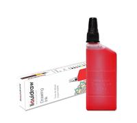 Encre à dessin étanche pour stylo technique Rouge 25 ml Compatible avec les stylos Isograph Rotring