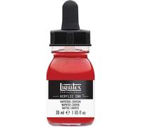 Liquitex Professional Encre Acrylique Flacon Avec Pipette 30 ml Rouge Naphtol Carmin, Flacon 30ml