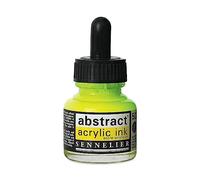 Encre Acrylique en flacon - jaune fluorescent - Sennelier