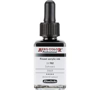 Schmincke : Aero Color Professionnel Liquide Acrylique : Noir 28ml