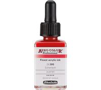 Schmincke : Aero Color Professionnel Liquide Acrylique : Écarlate 28ml