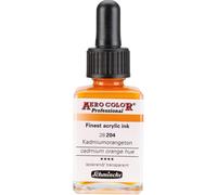 Schmincke : Aero Color Professionnel Liquide Acrylique : Cadmium Teinte Orangée 28ml