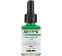 Encre acrylique - Extra-fine - Vert permanent - 28 502 - Aéro Color Pro - Schmincke