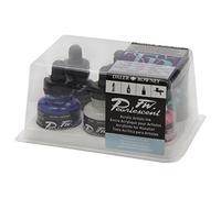 Encre Acrylique Liquide Daler : 29,5 Ml X Set De 6 Coloris Nacrés